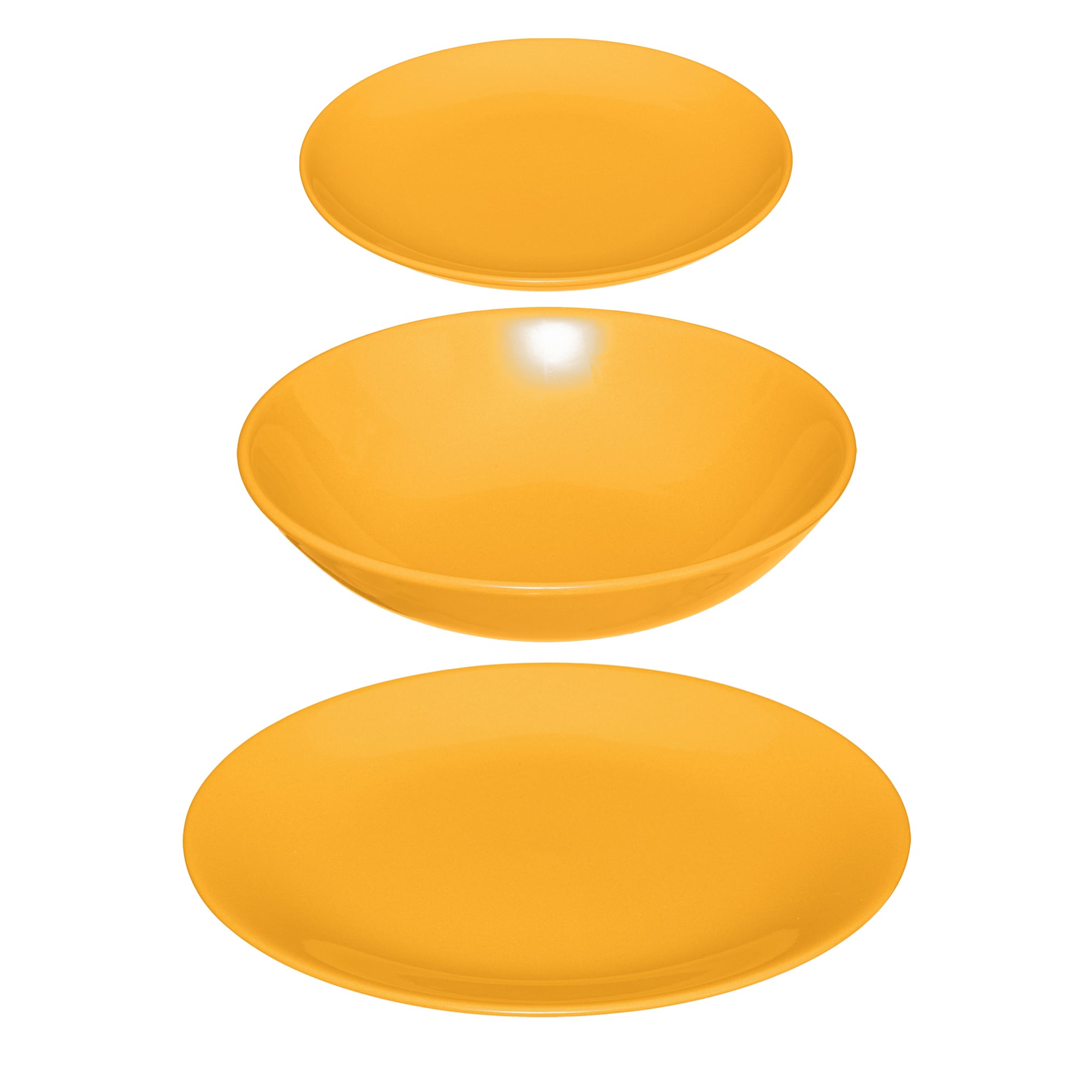 Serviço de mesa COLORAMA amarelo da hôma, fotografia 1