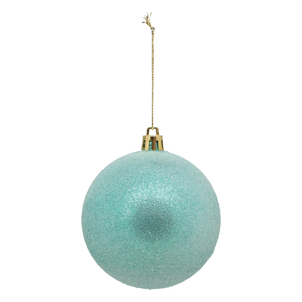 Bola verde com glitter GEADA 8cm da hôma, fotografia 1