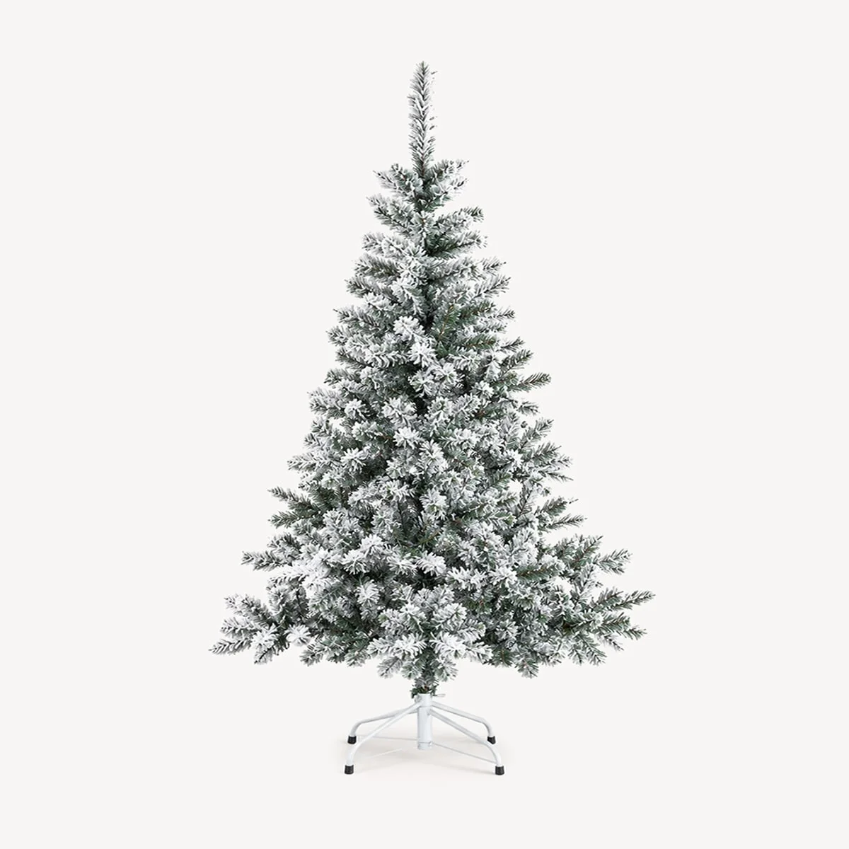 Árvore de natal FLOQUE verde com efeito neve 210cm da hôma, fotografia 1