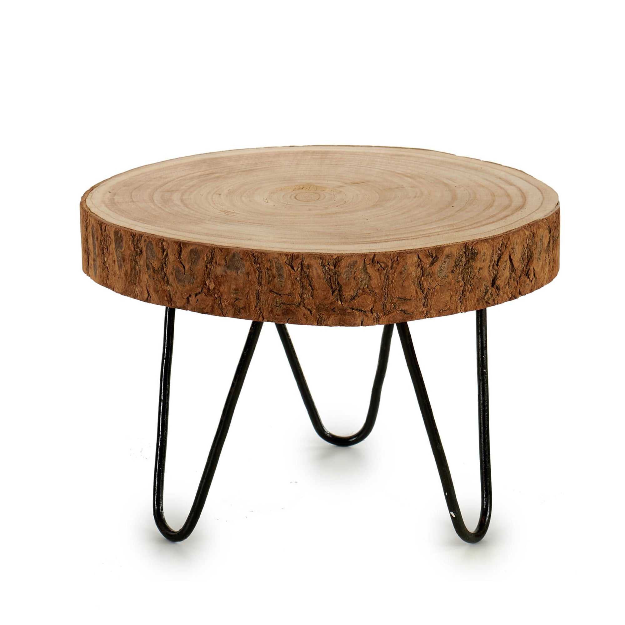 Mesa de apoio decorativa castanha 28cm by hôma, photo 1