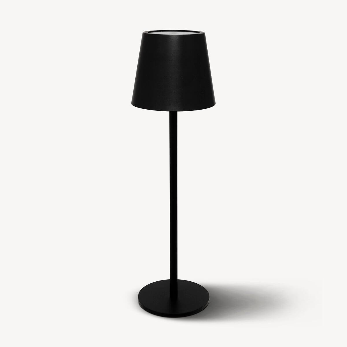 Candeeiro de mesa CODY preto em metal 36cm da hôma, fotografia 1
