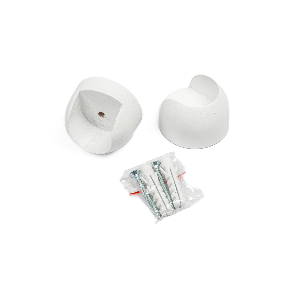 Conjunto de 2 suportes de teto branco da hôma, fotografia 1