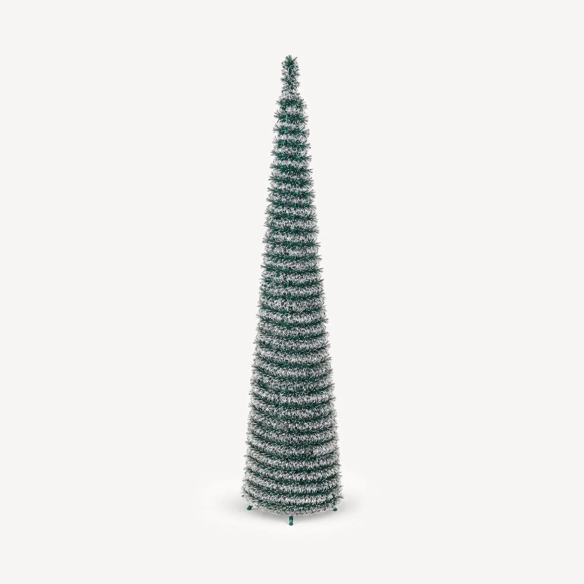 Árvore de natal JOLLY POP verde com neve155cm da hôma, fotografia 1