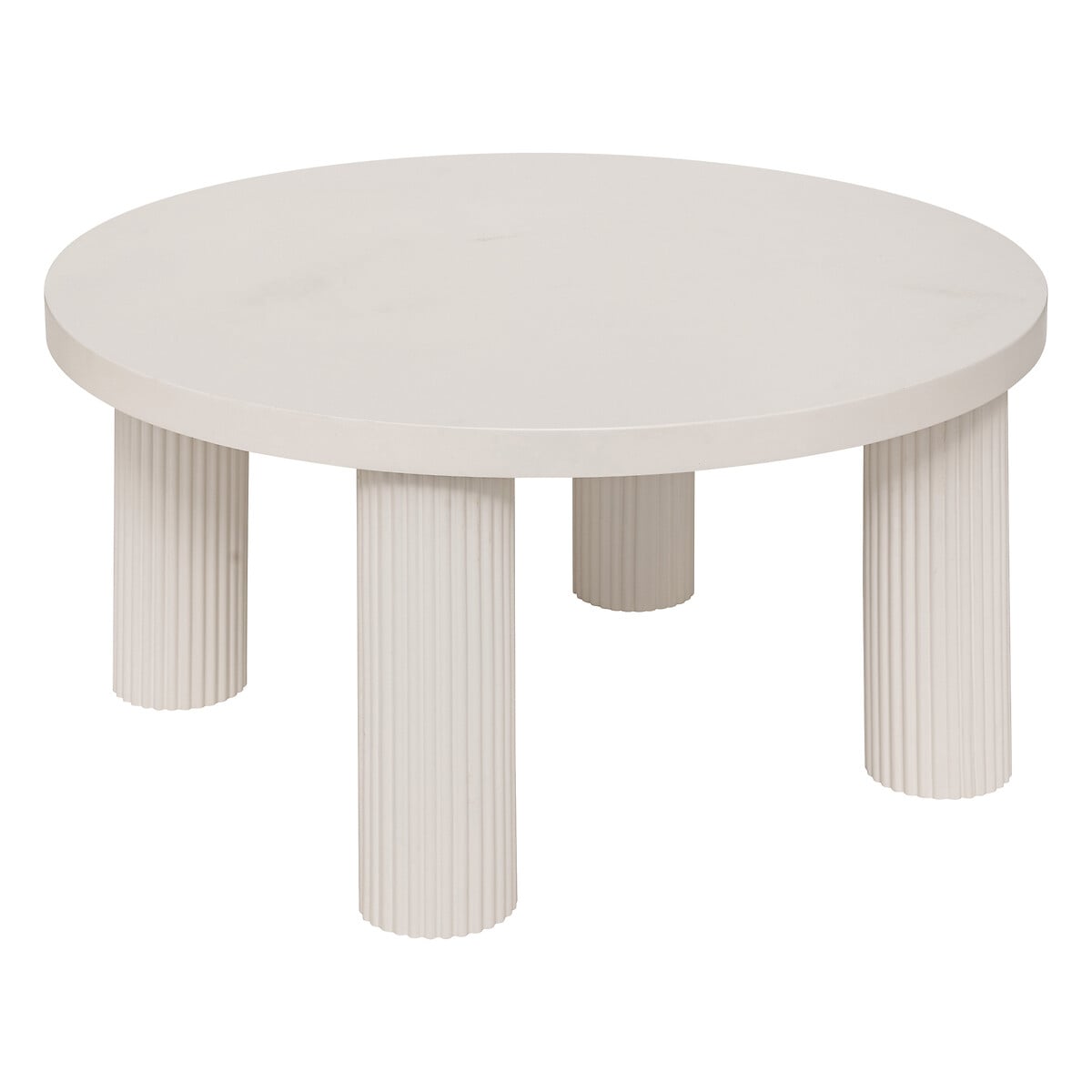 Mesa de apoio TELLA marfim em mdf D70x35cm da hôma, fotografia 1