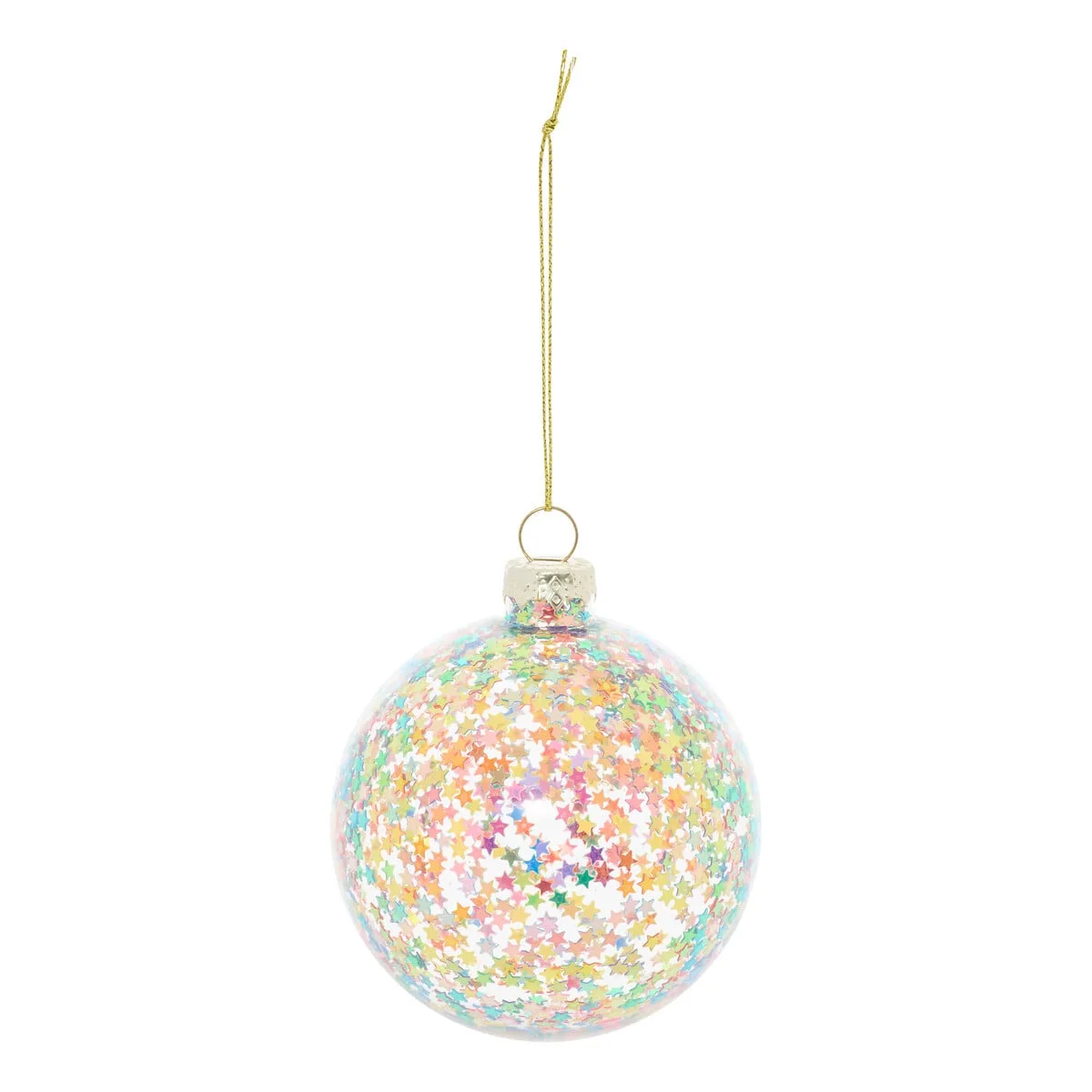 Bola de natal estrelas 8cm da hôma, fotografia 1
