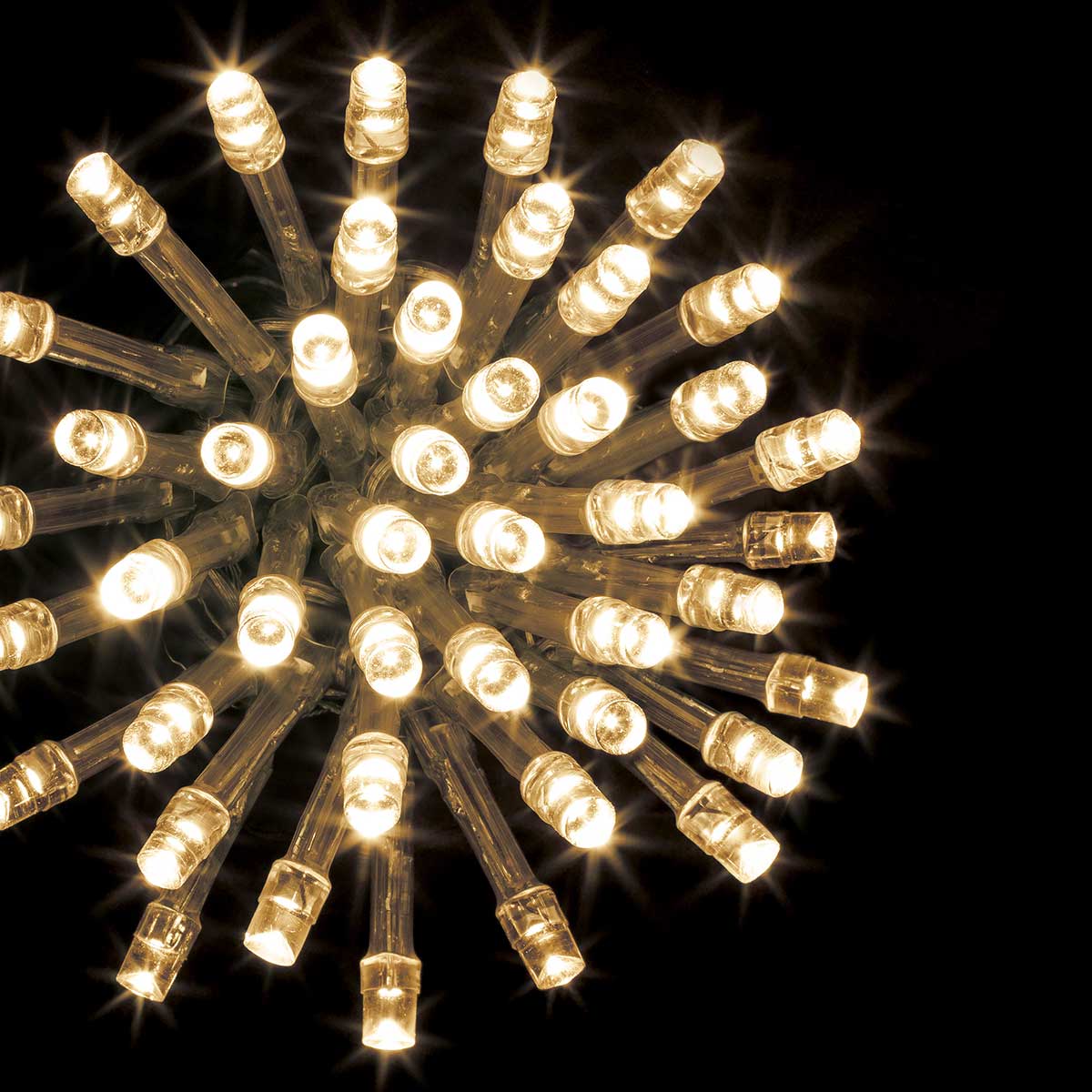 Série luminosa de natal branco quente 200 leds 20m by hôma, photo 1