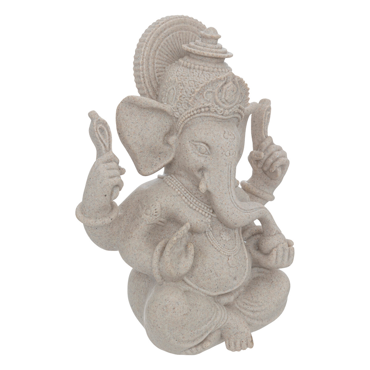Estátua ganesha bege em resina by hôma, photo 1