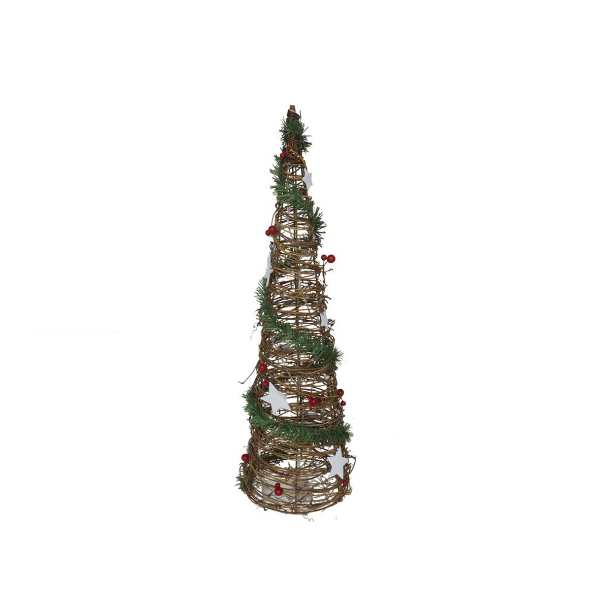 Cone decorativo led com grinalda verde 60cm by hôma, photo 1