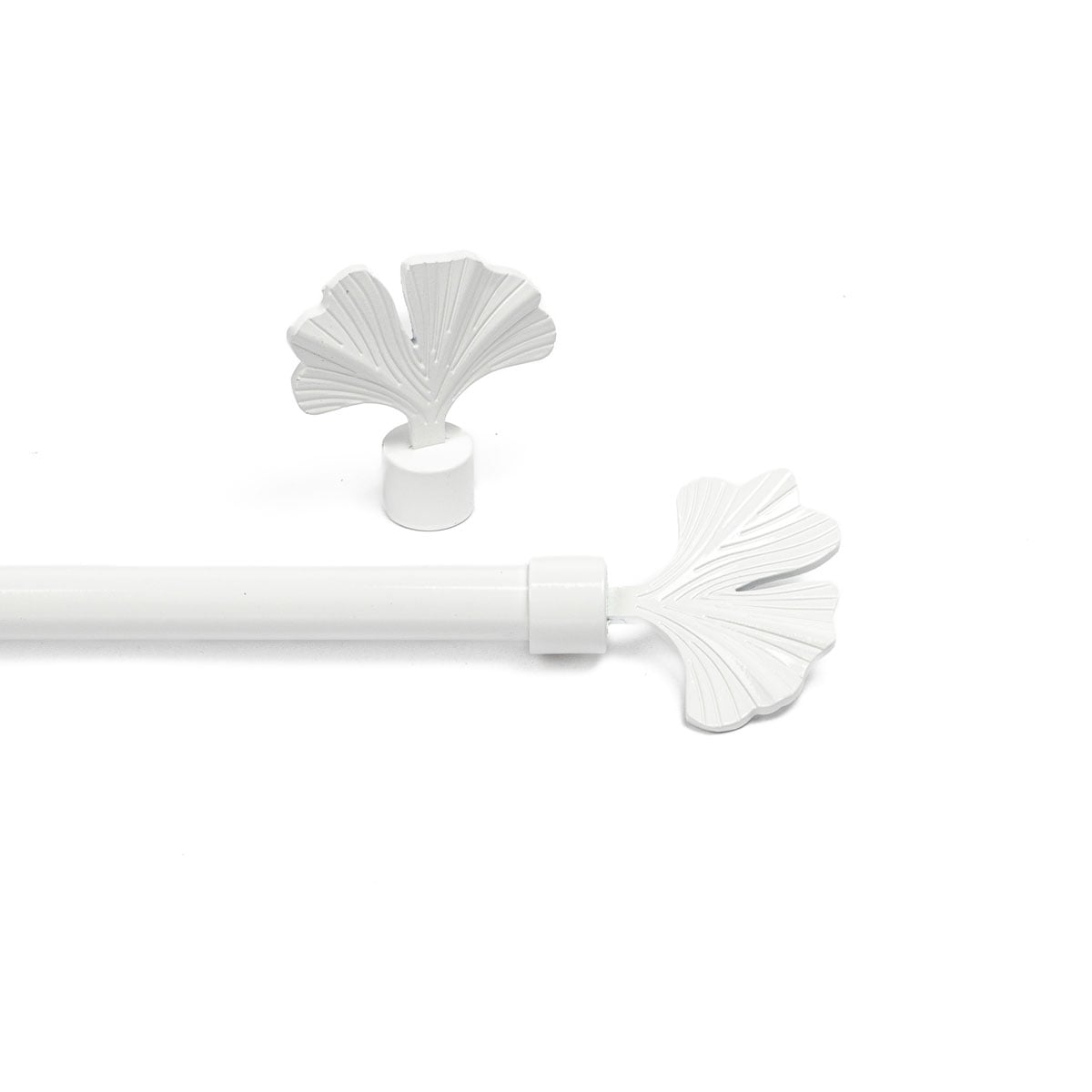 Kit extensível extremidade NIKKO branco laqueado 120-210cm da hôma, fotografia 1