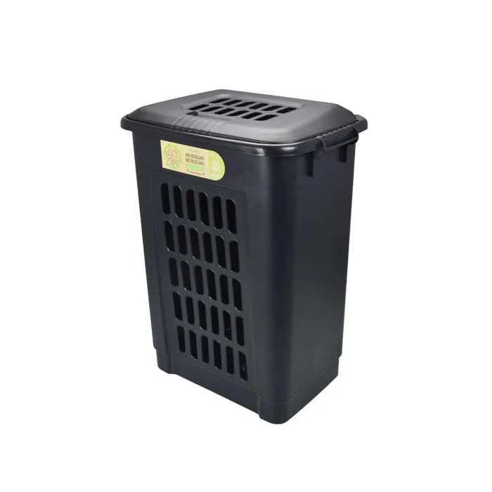 Cesto de roupa wc preto 57l by hôma, photo 1