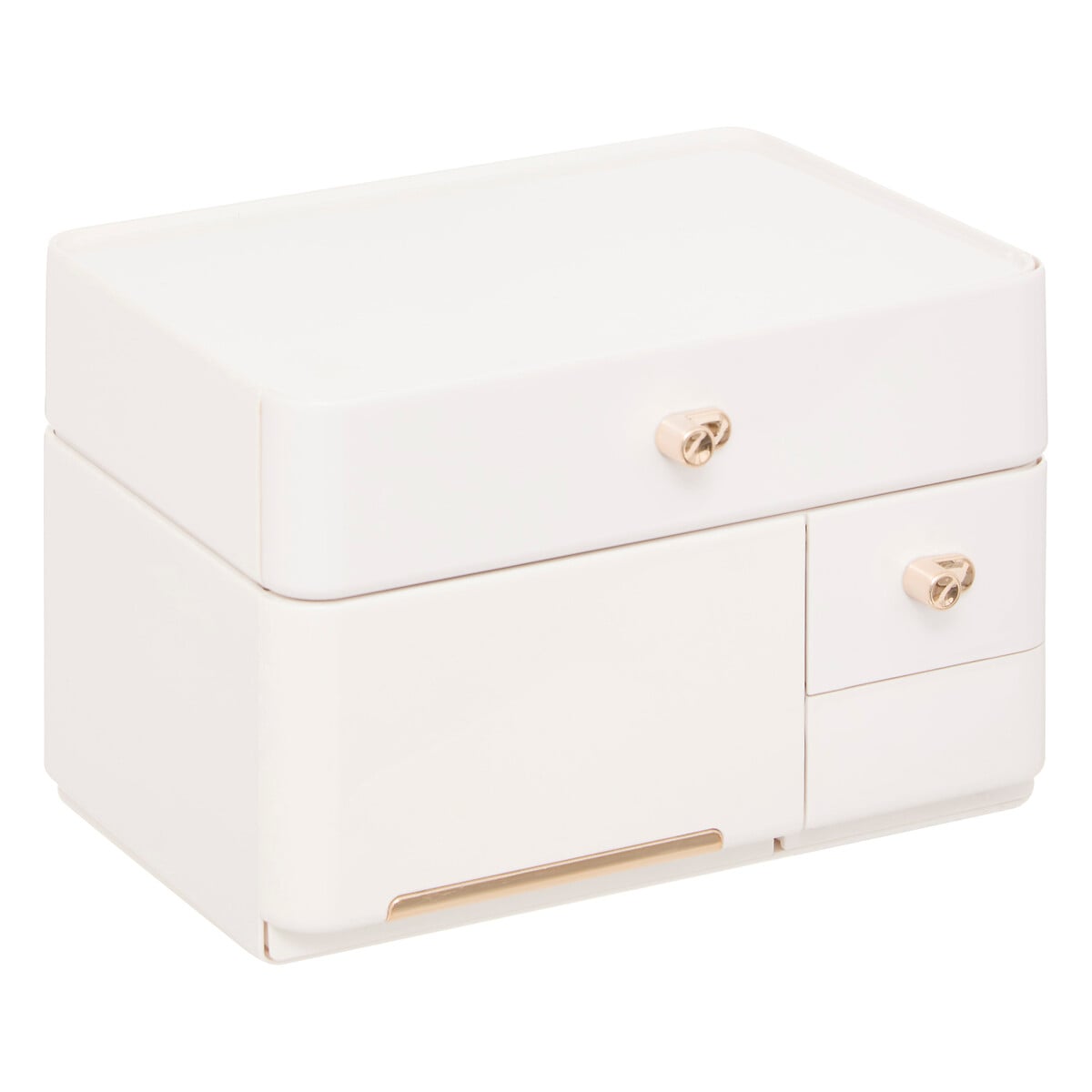 Organizador wc branco com gavetas 27cm da hôma, fotografia 1