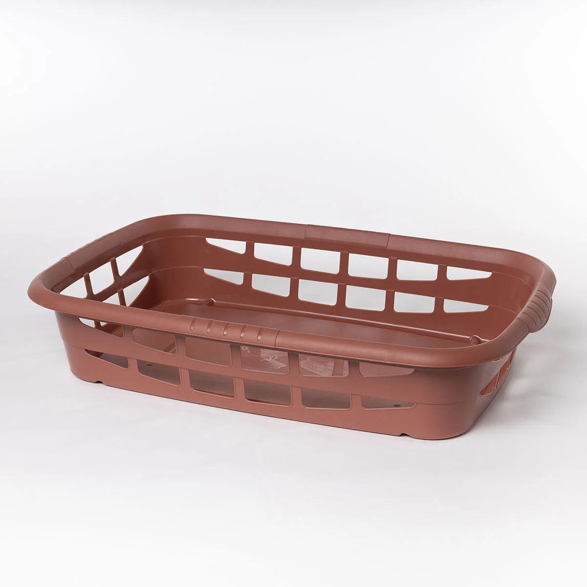 Cesto para roupa baixo terracota 25L da hôma, fotografia 1