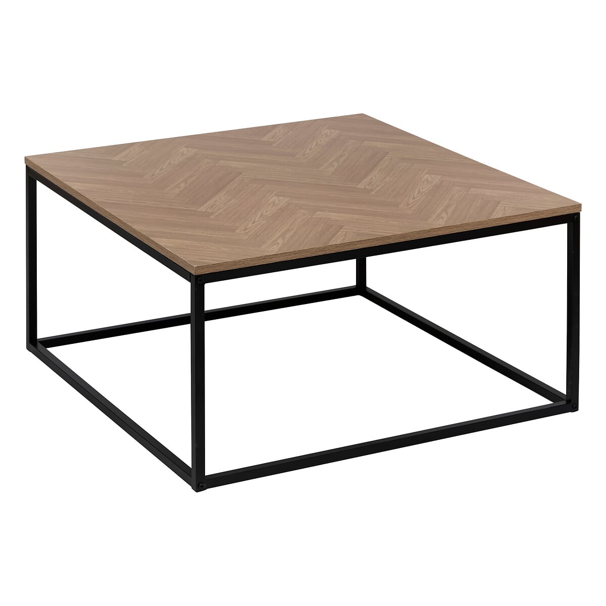 Mesa de apoio CHEVRONS preta da hôma, fotografia 1