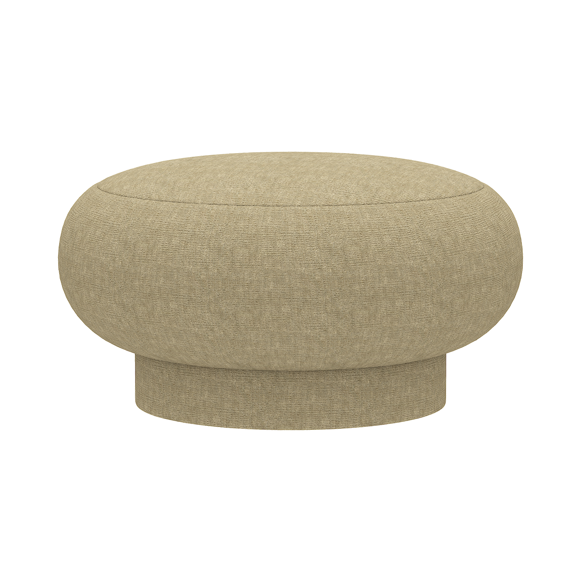 Liège Pouf Large in Mumble 026 upholstery