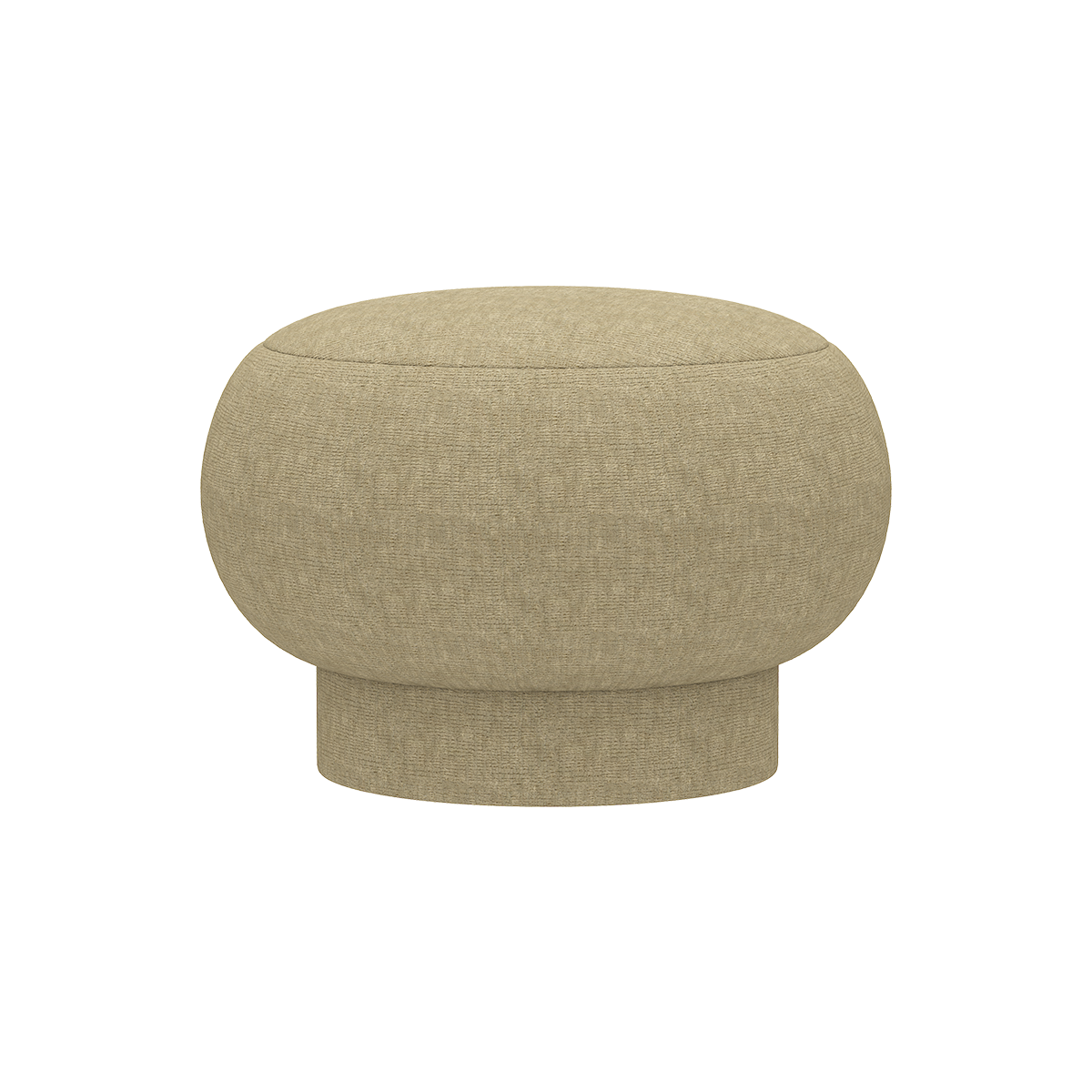 Liège Pouf Medium in Mumble 026 upholstery