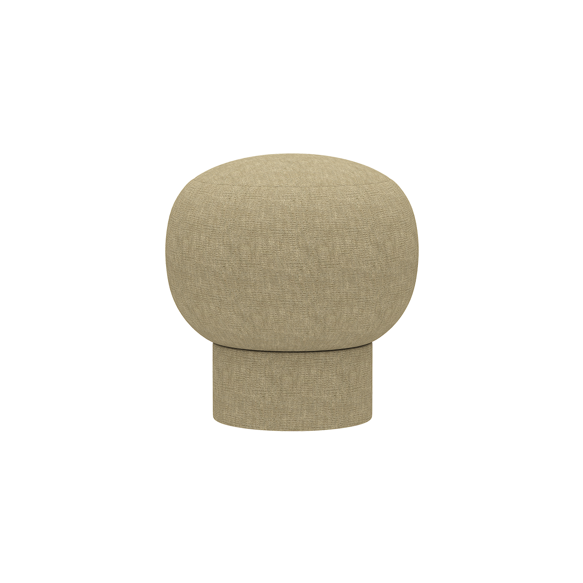 Liège Pouf in Mumble 026 upholstery