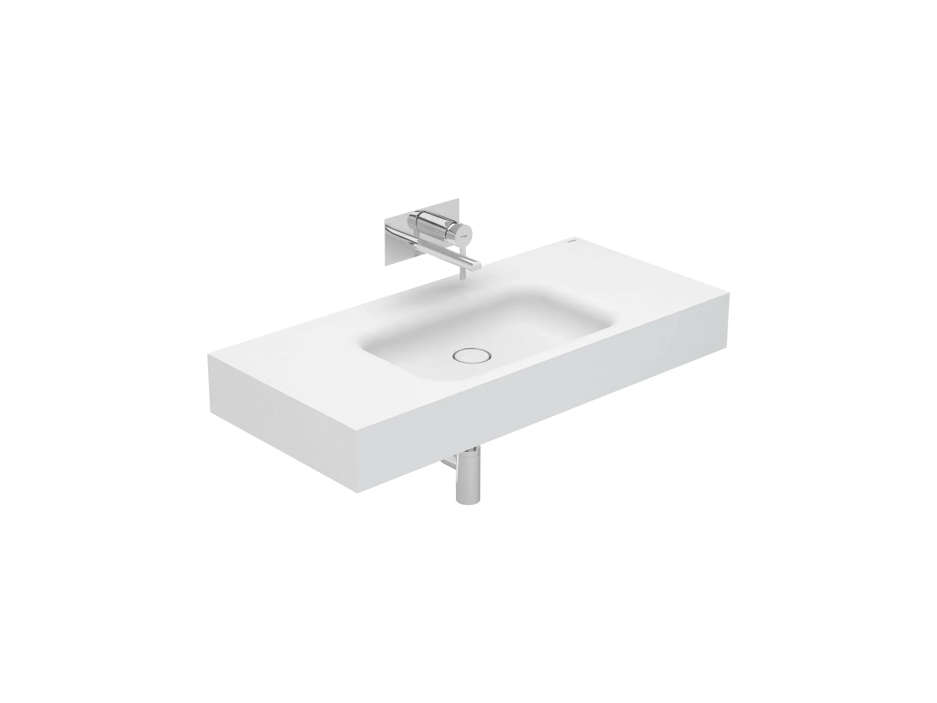 Lavatórios murais Branco VELVET S20204500000000 Sanitana