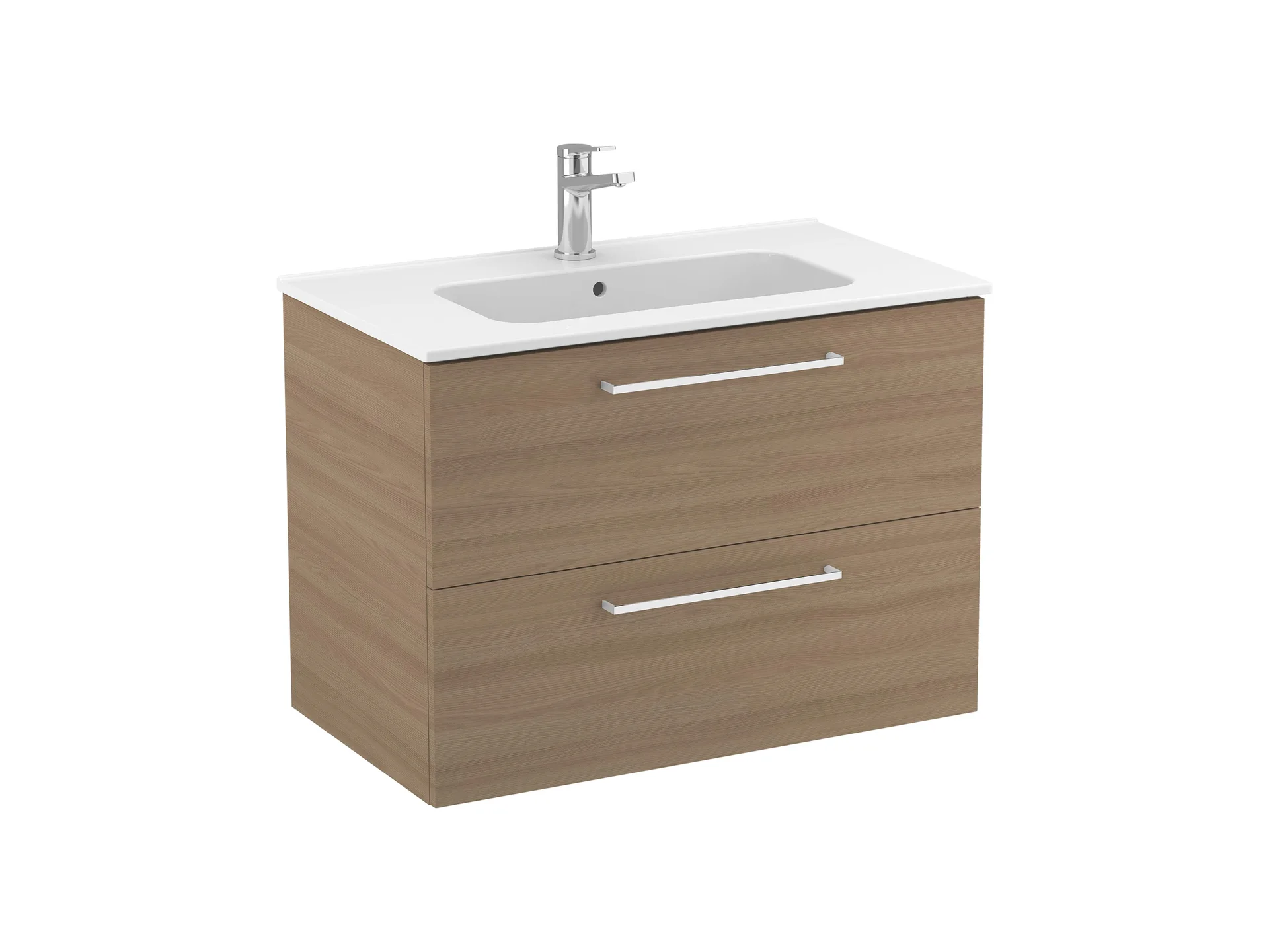 Móveis com lavatório Nogueira texturado FICUS S70204003103501 Sanitana
