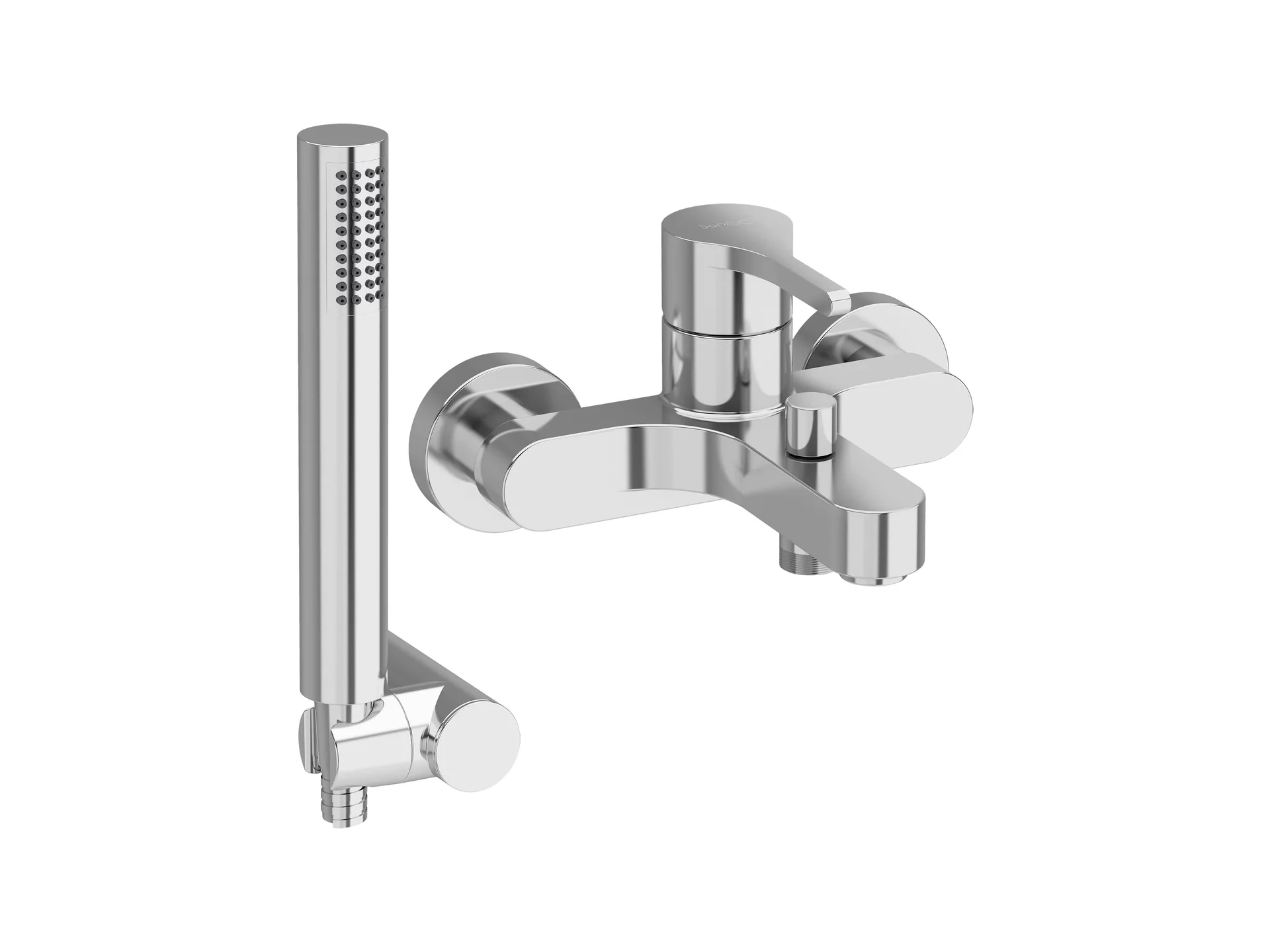 Torneiras de duche e banheira Cromado SILK S50005413850705 Sanitana