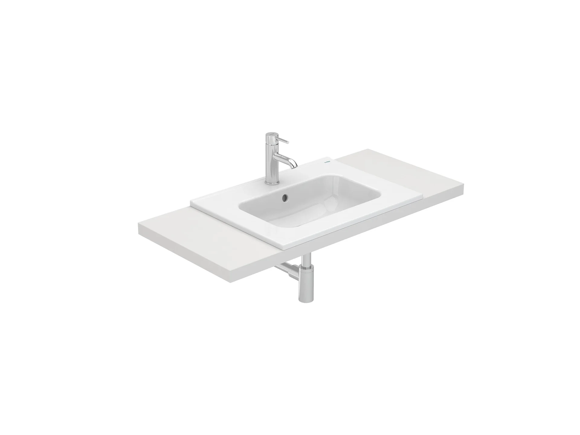 Lavatórios de encastrar Branco ALUR S10208300000000 Sanitana