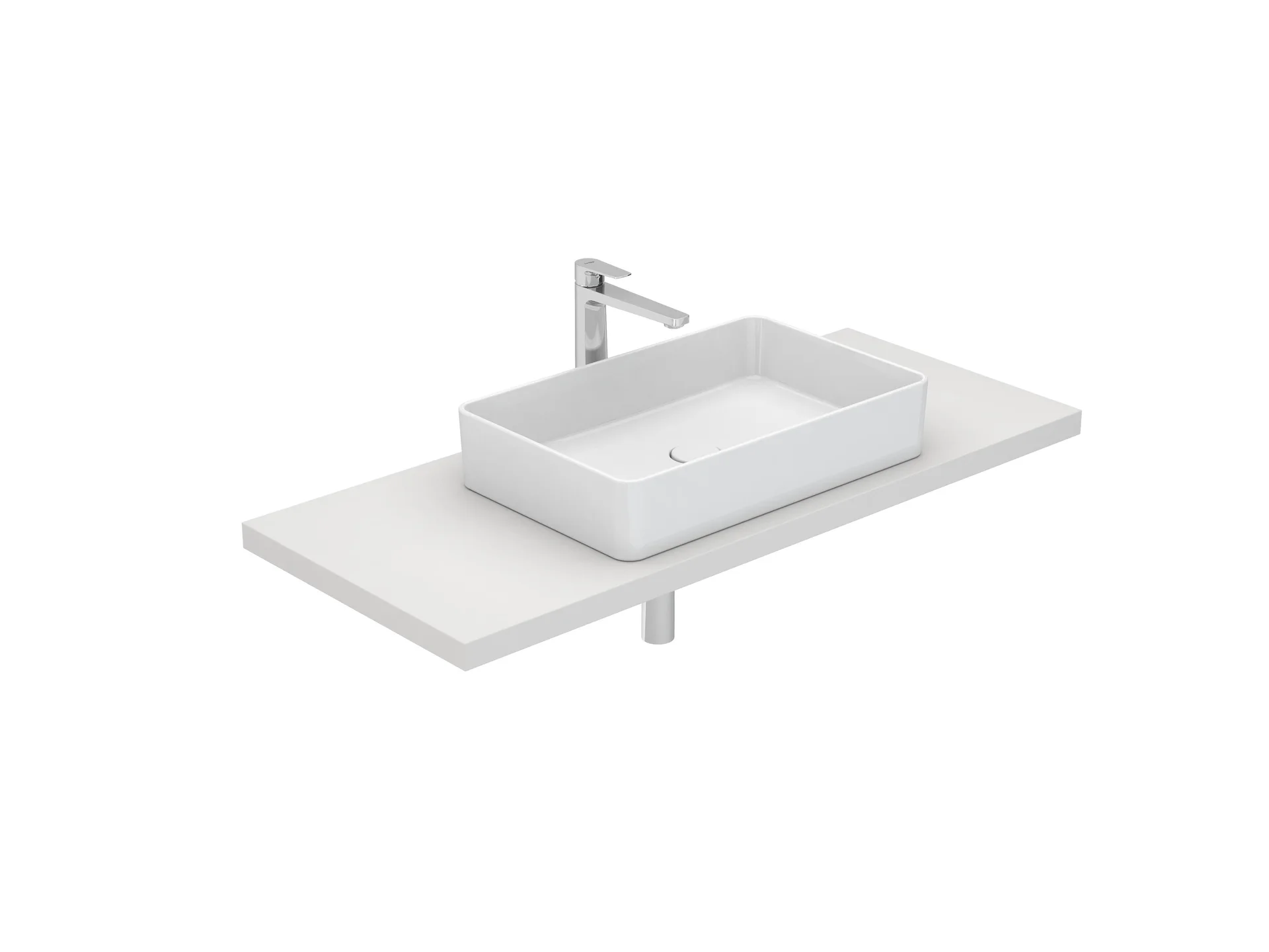Lavatórios de bancada Branco HALO S10209250400000 Sanitana