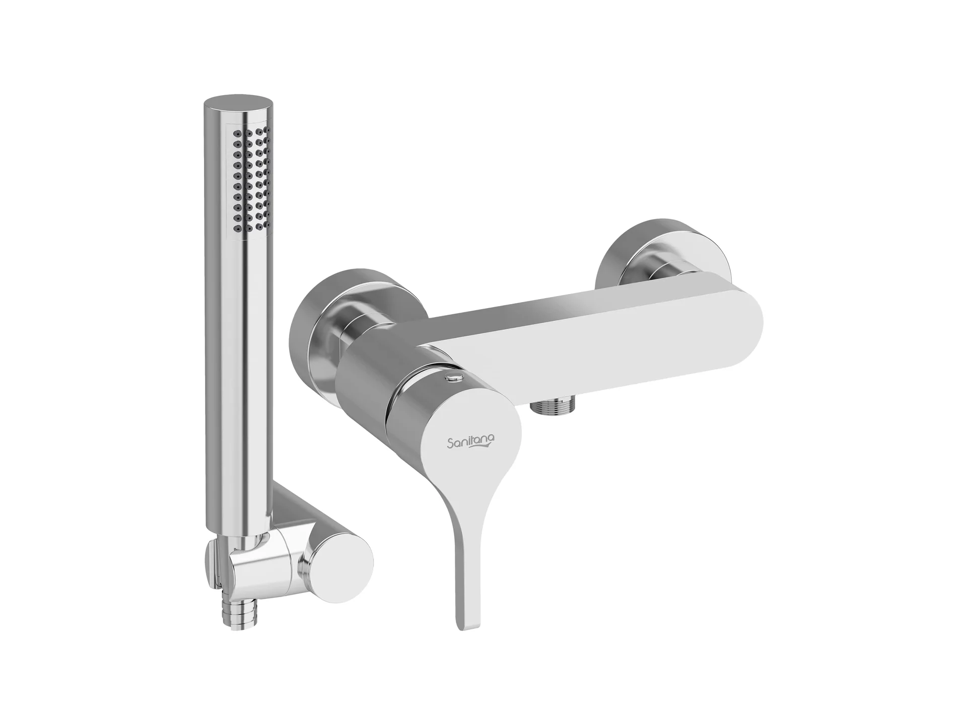 Torneiras de duche e banheira Cromado SILK S50005413850702 Sanitana