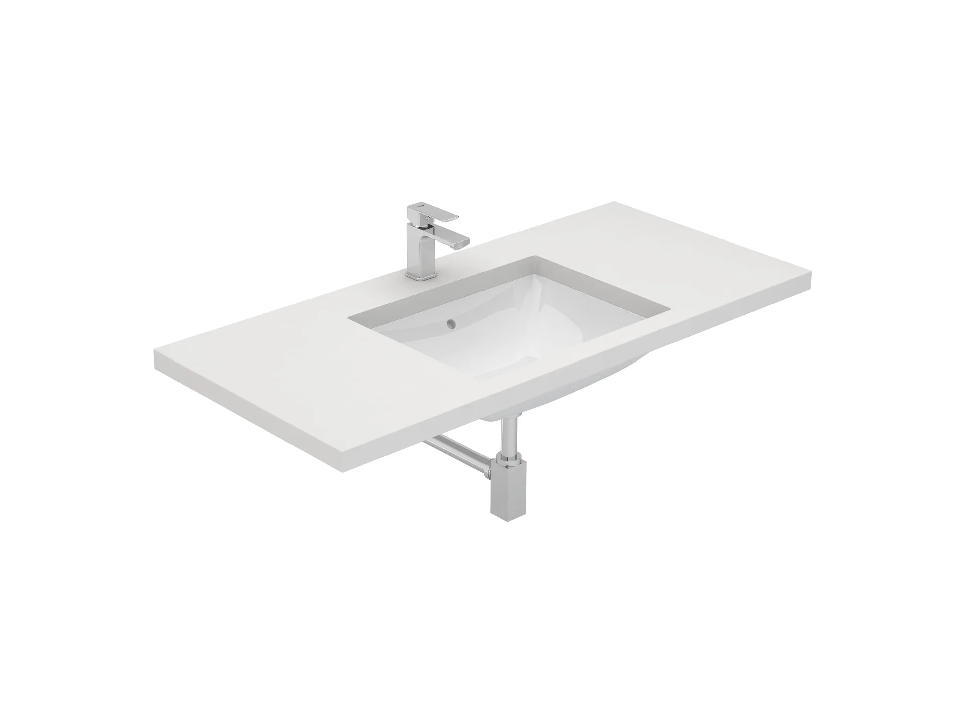 Lavatórios de encastrar por baixo Branco AIDA S10060030500000 Sanitana