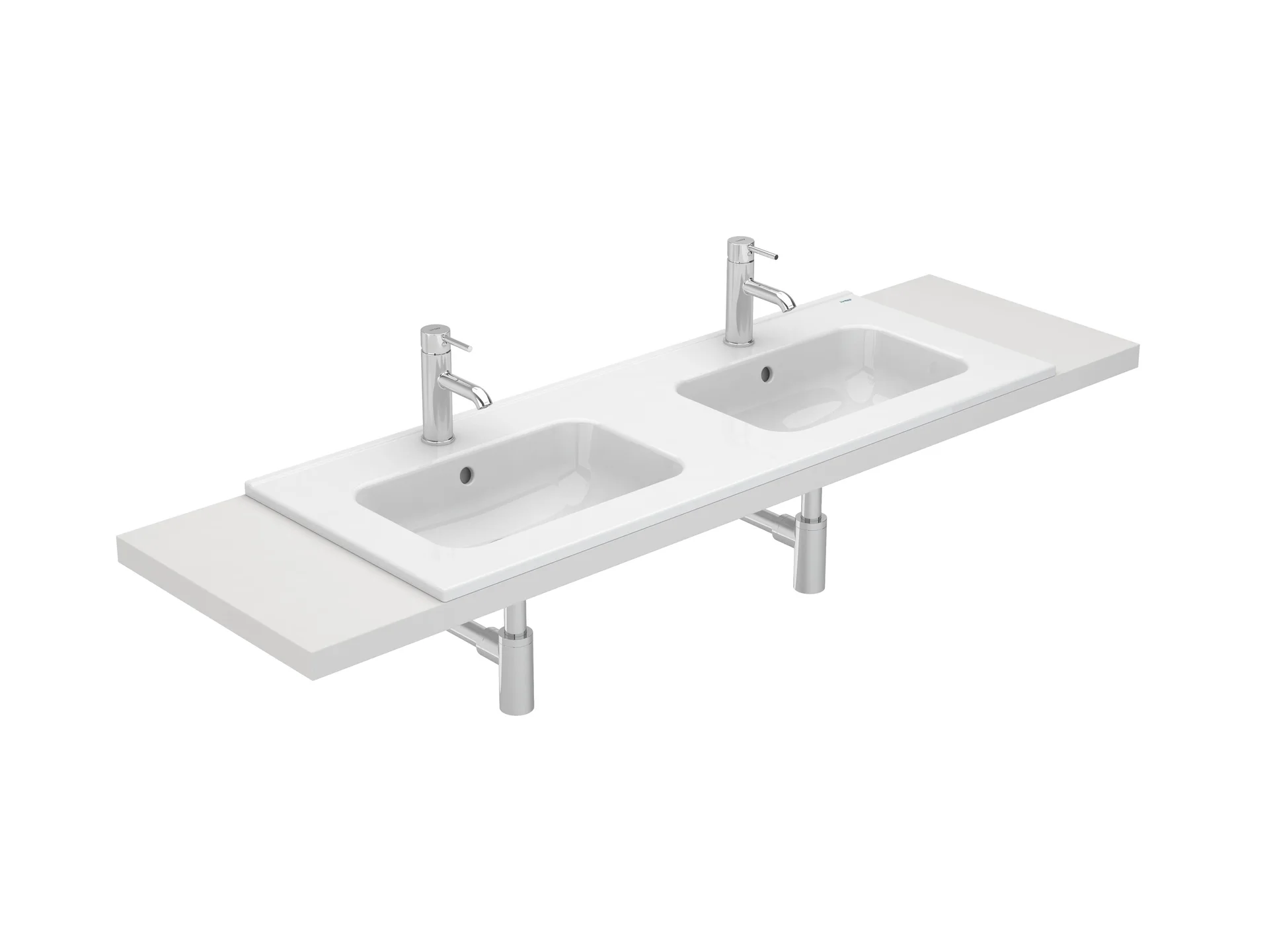 Lavatórios de encastrar Branco ALUR S10208300000005 Sanitana