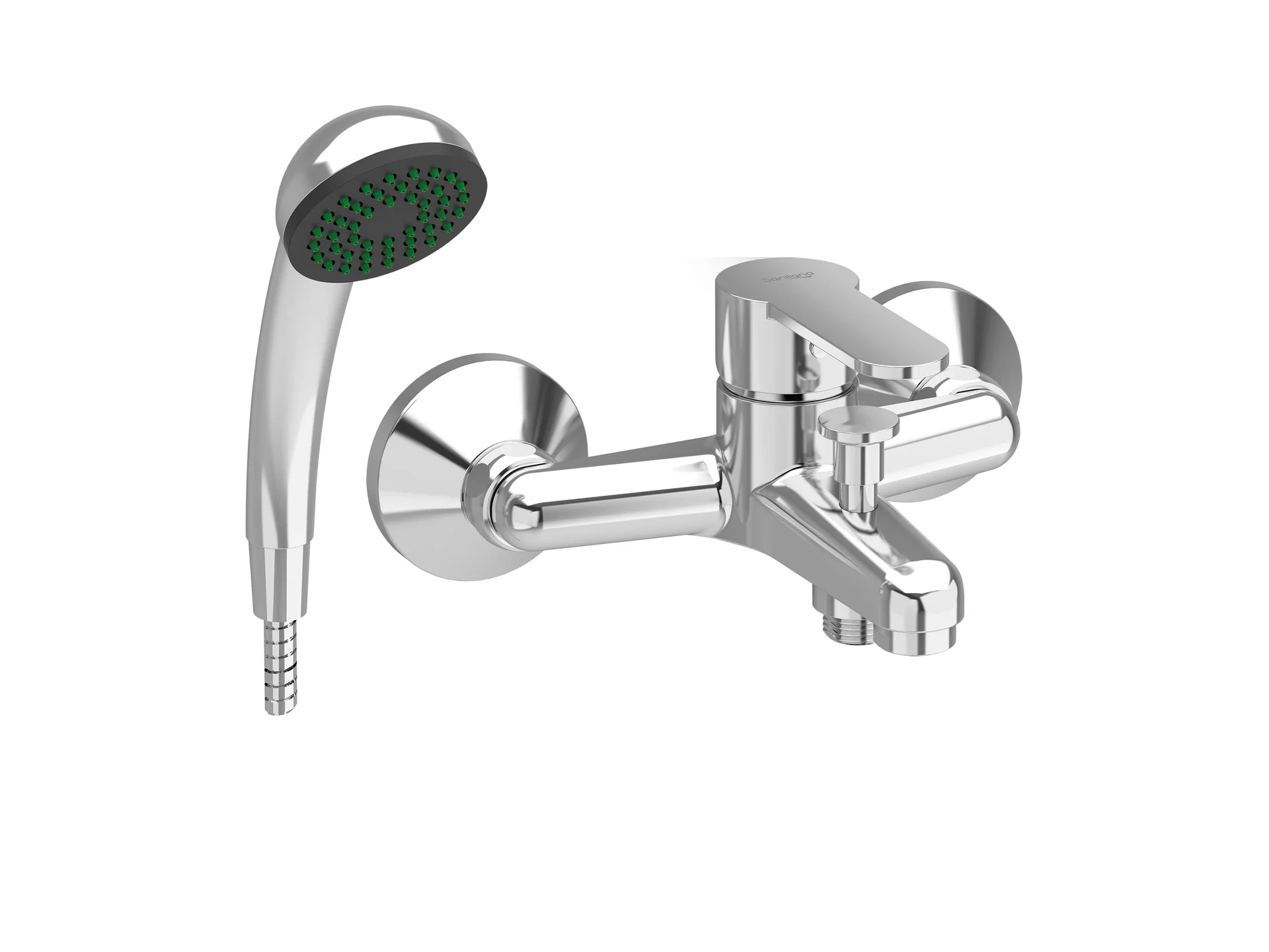 Torneiras de duche e banheira Cromado TALLY S50212800012600 Sanitana