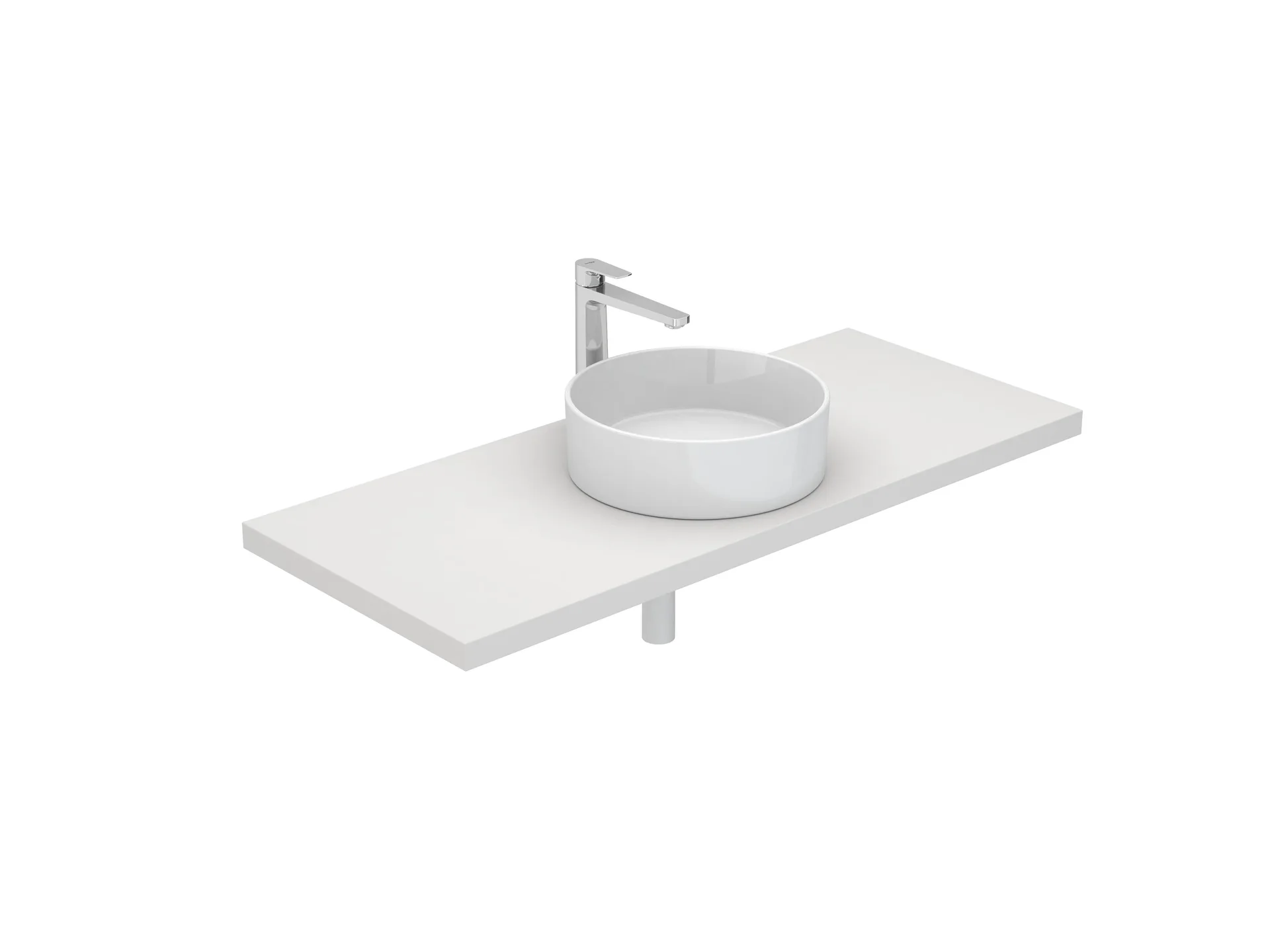 Lavatórios de bancada Branco HALO S10209050400000 Sanitana