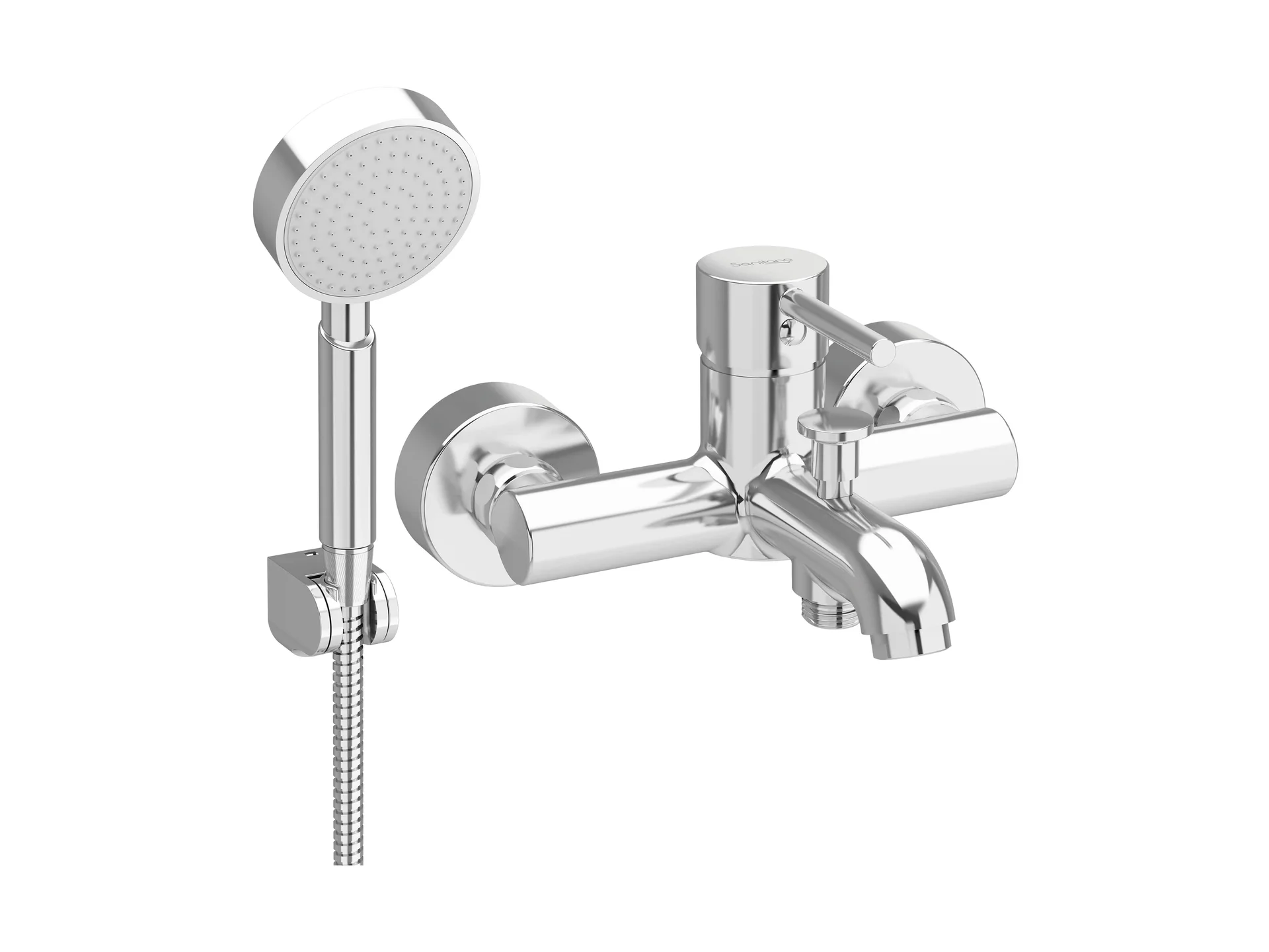 Torneiras de duche e banheira Cromado BLOOM S50204178012600 Sanitana