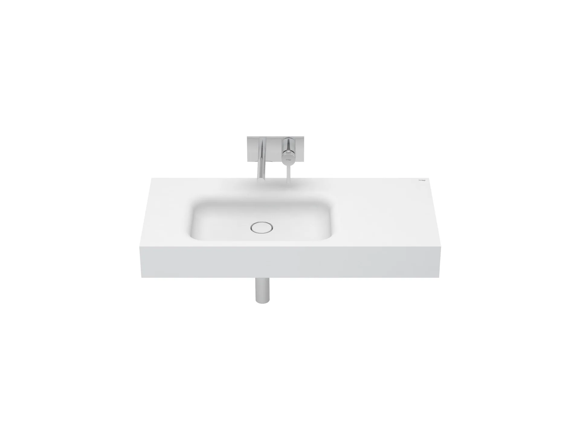 Lavatórios murais Branco VELVET S20204600000000 Sanitana
