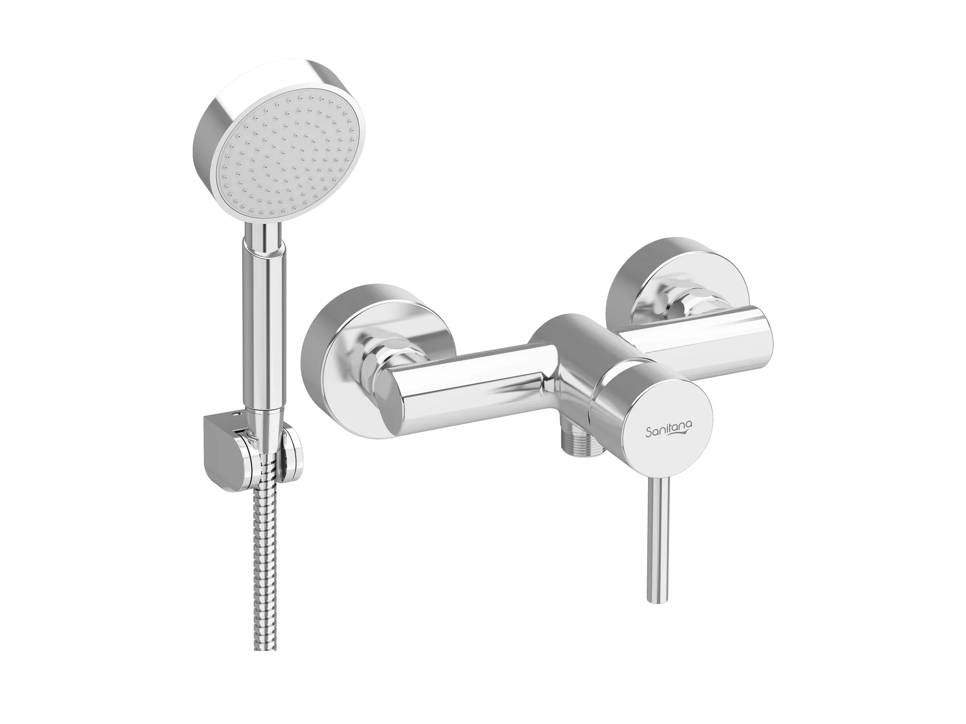 Torneiras de duche e banheira Cromado BLOOM S50204166212600 Sanitana