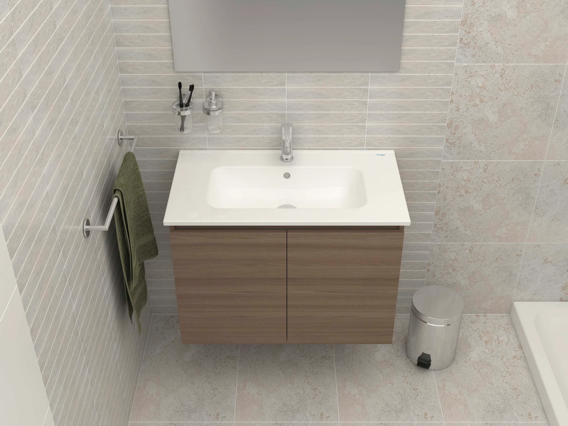 Lavatórios de encastrar ALUR S102083000...04 Sanitana