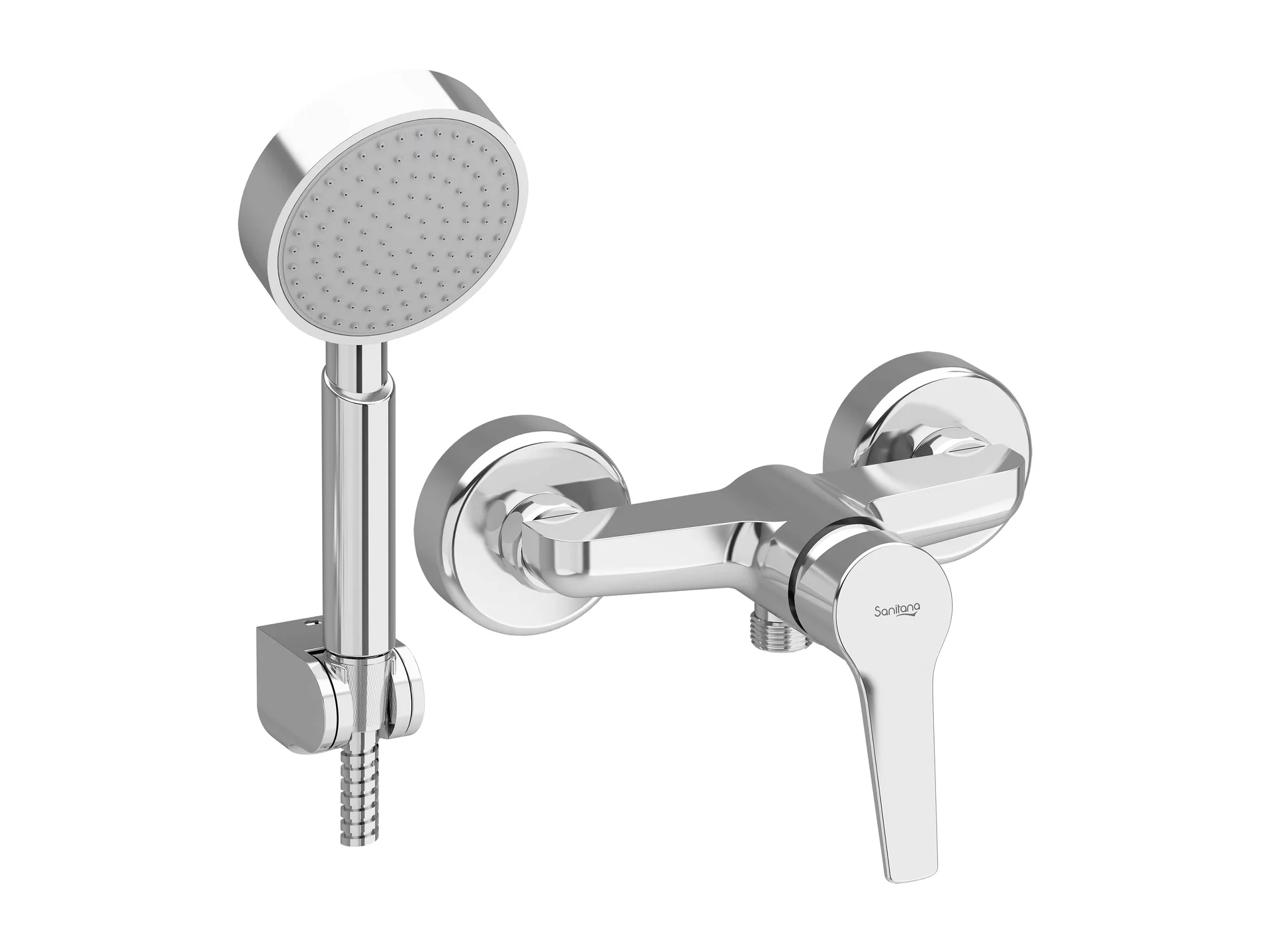 Torneiras de duche e banheira Cromado DITTO S50211800012600 Sanitana