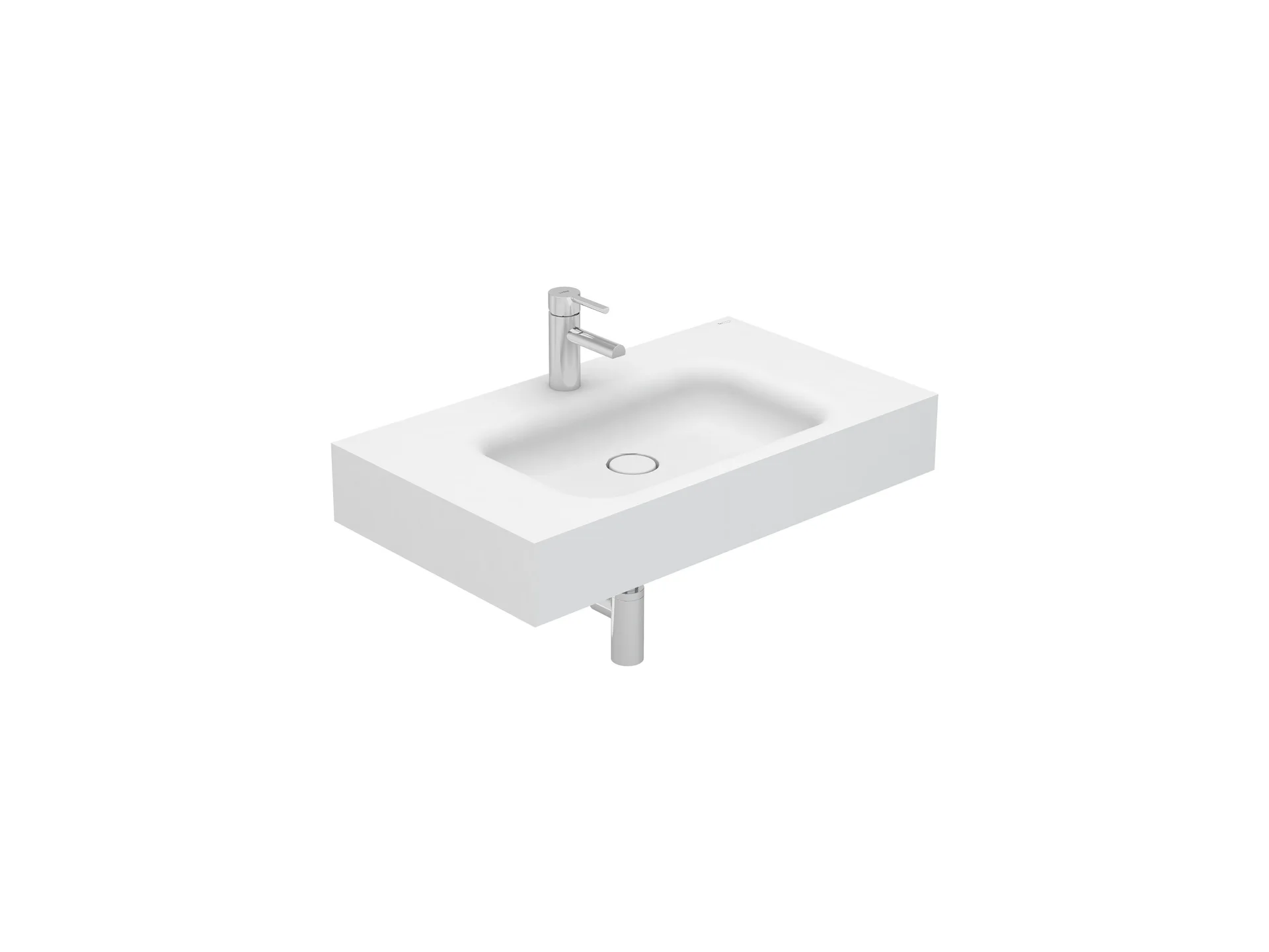 Lavatórios murais Branco VELVET S20204911700000 Sanitana