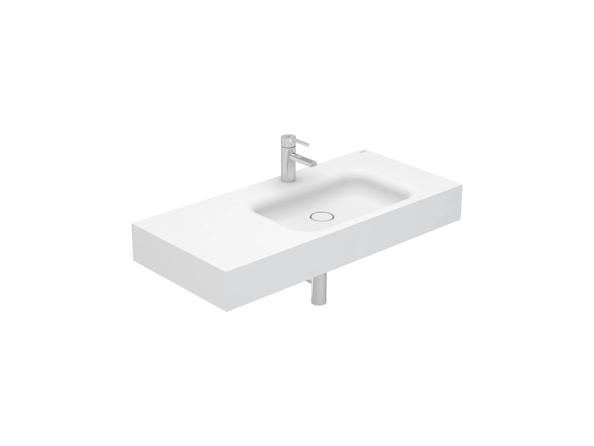 Lavatórios murais Branco VELVET S20204711700000 Sanitana