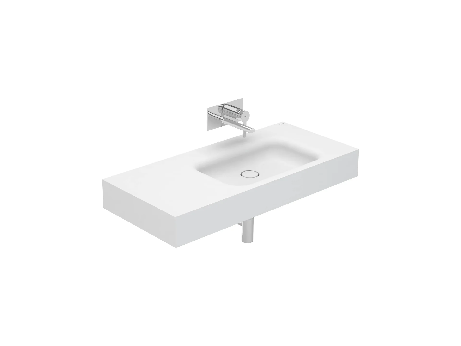 Lavatórios murais Branco VELVET S20204700000000 Sanitana
