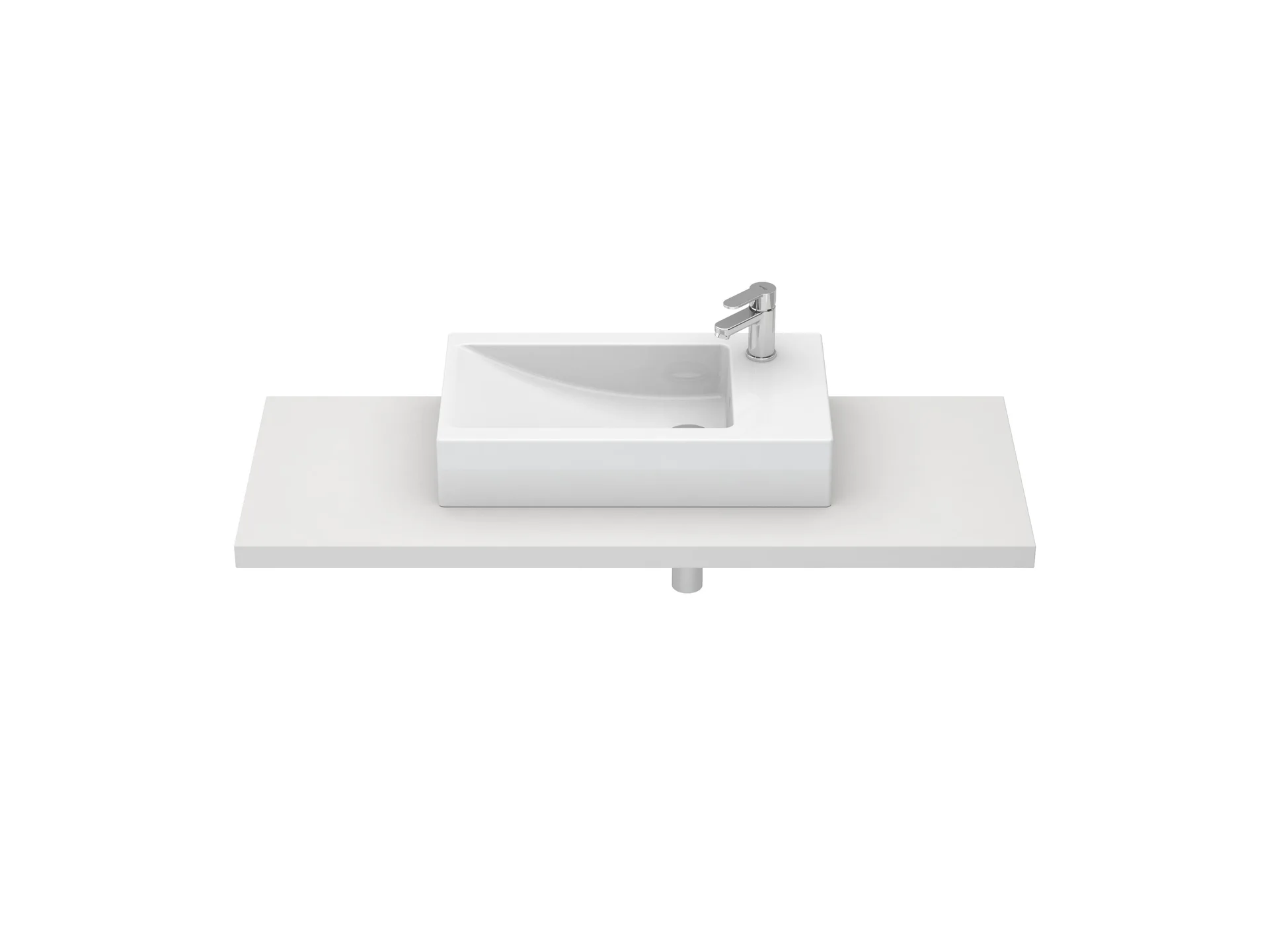 Lavatórios murais Branco CUBIC S10066335900000 Sanitana