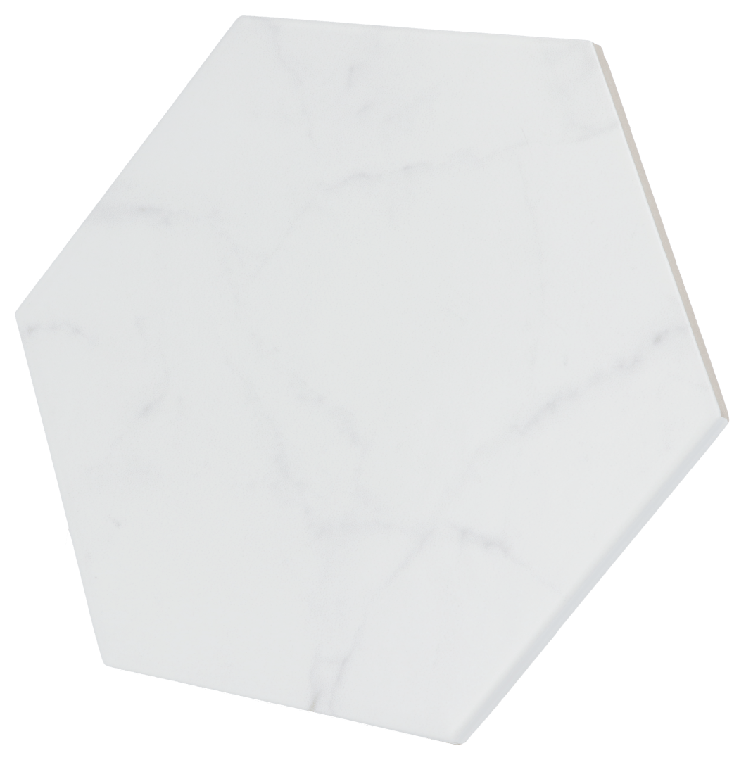 Carrara Hexagon 17,5X20cm. da NAIS