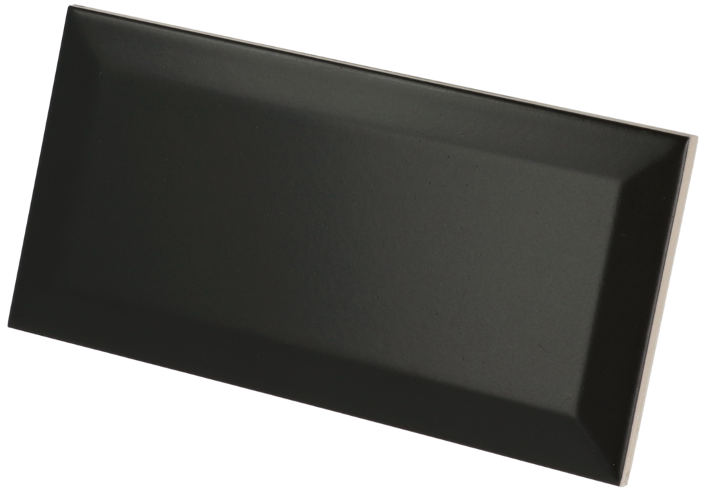 Metro Black Matt 7,5X15cm. de NAIS