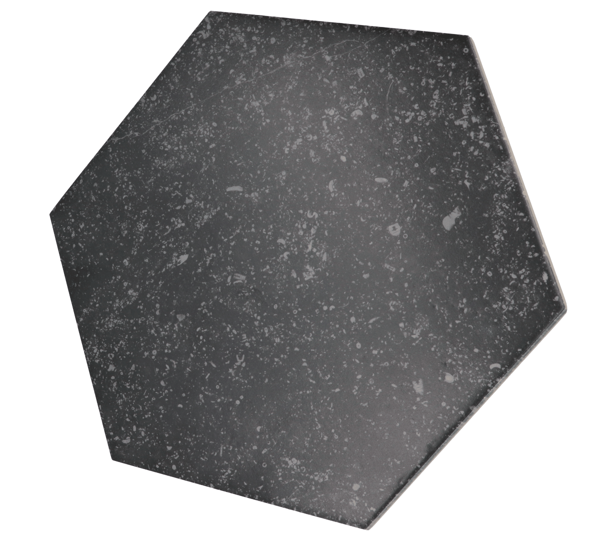 Coralstone Hexagon Black 29,2X25,4cm. de NAIS