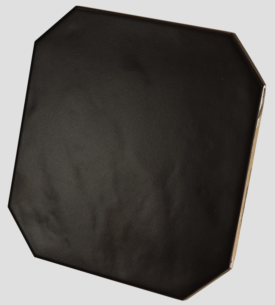 Octagon Negro Mate 20X20cm. da NAIS