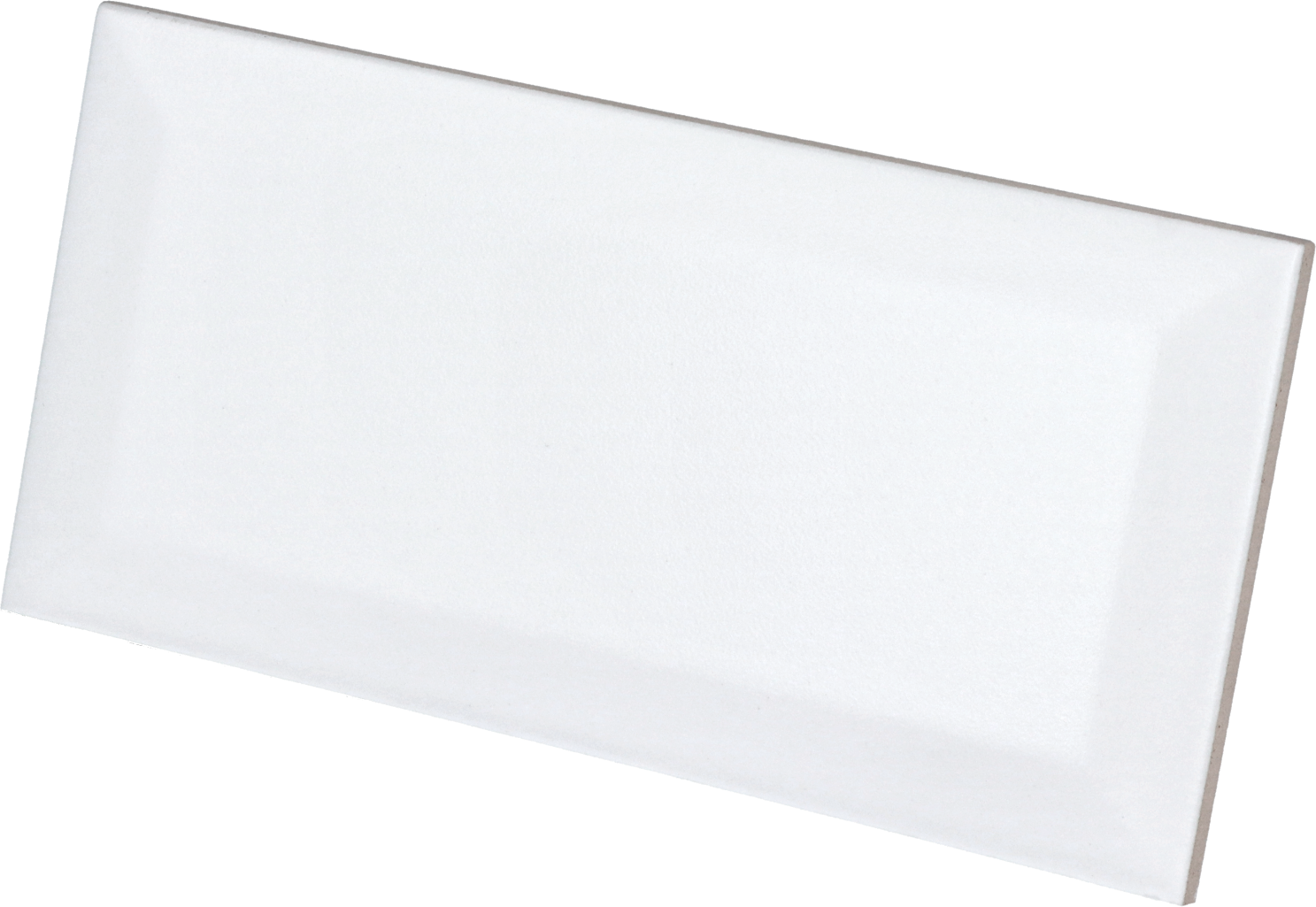 Metro White Matt 7,5X15cm. de NAIS