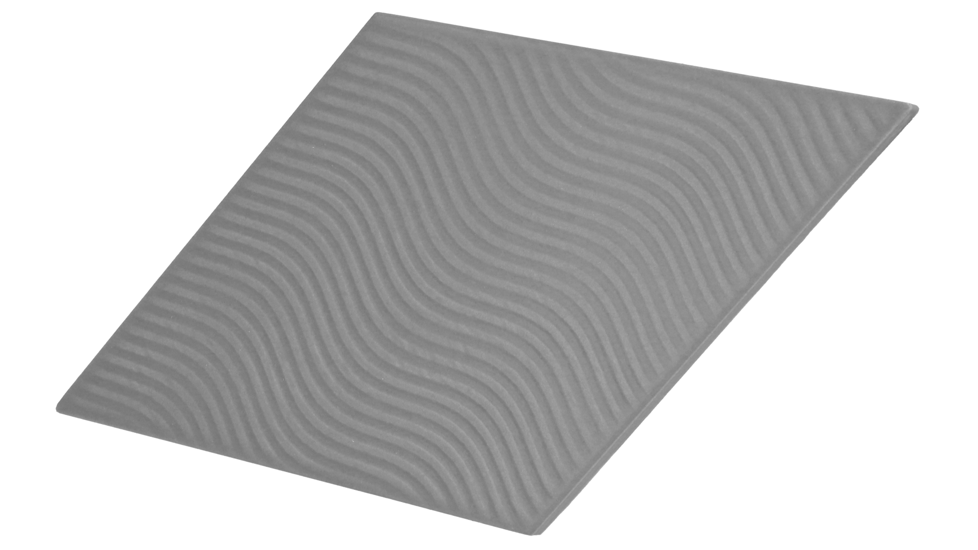 Rhombus Dark Grey Matt 14X24cm. da NAIS