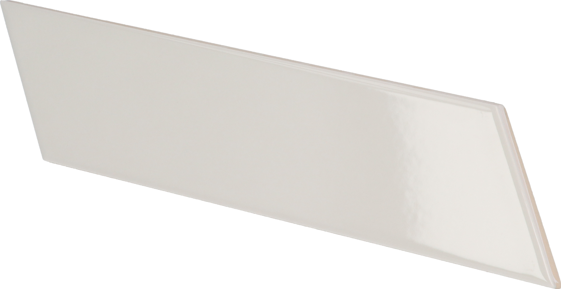 Chevron Wall Light Grey Derecho 18,6X5,2cm. da NAIS