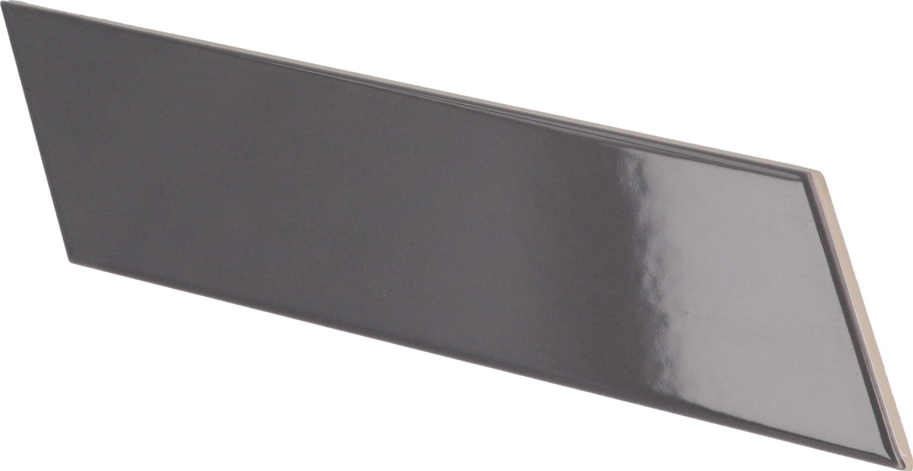 Chevron Wall Dark Grey Derecho 18,6X5,2cm. da NAIS