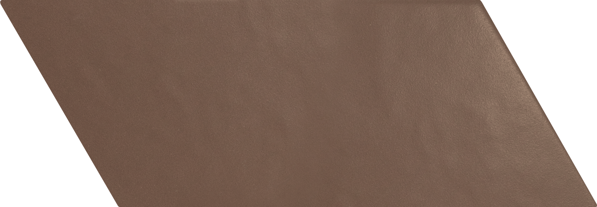 Chevron Marron Mate Derecho 9X20,5cm. da NAIS