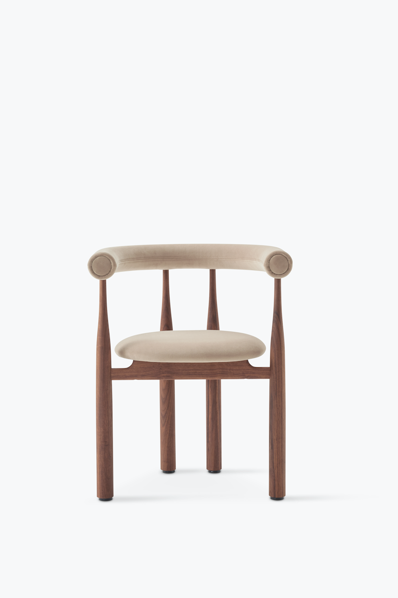 Bukowski Chair Fully Upholstered de New Works