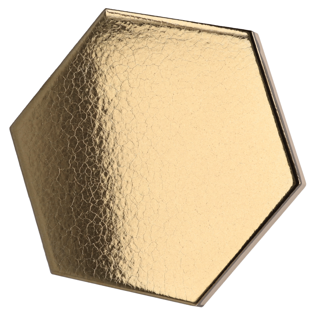 Scale Hexagon Metallic 12,4X10,7cm. da NAIS